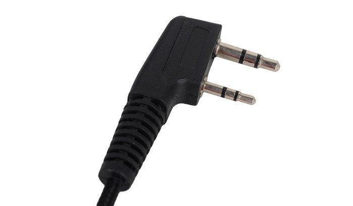 Baofeng - Headphones K-HW01 with Microphone - Kenwood Plug (для страйкболу) 17075 фото