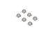 Комплект 6 сталевих втулок ковзання 7mm Prometheus [PROMETHEUS] (для страйкболу) PRM-08-025851 фото 1