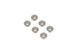 Комплект 6 сталевих втулок ковзання 7mm Prometheus [PROMETHEUS] (для страйкболу) PRM-08-025851 фото 2