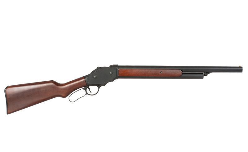 Страйкбольный газовый дробовик M1887 Lever Action Long Real Wood [S&T] (для страйкбола) STGS07L фото