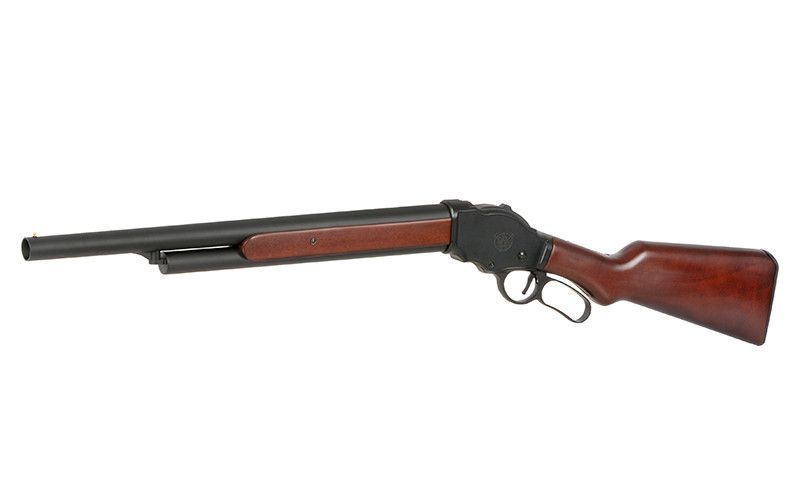 Страйкбольный газовый дробовик M1887 Lever Action Long Real Wood [S&T] (для страйкбола) STGS07L фото