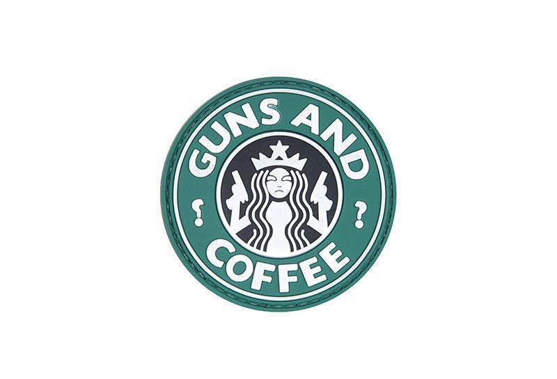 Нашивка 3D &ndash; Guns and Coffee [GFC Tactical] (для страйкболу) GFT-30-004689 фото