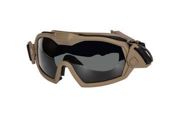Gogle taktyczne z wentylatorem - Tan [Ultimate Tactical] (для страйкболу) UTT-41-030270 фото