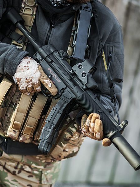 Zestaw 3szt. uchwyt&oacute;w do magazynk&oacute;w MP5/SMG/UZI - Olive&nbsp;(для страйкбола) BD2366 фото