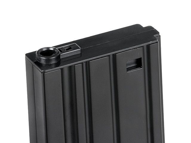 Стальной магазин на 130 шаров для SR25/AR10 - Black [CYMA] (для страйкбола) FBP4020 фото