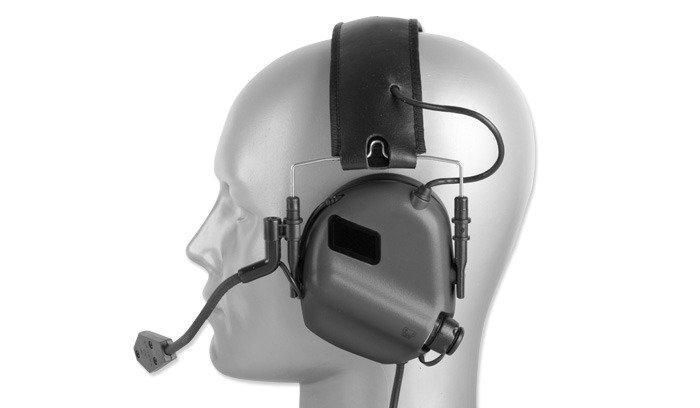 Earmor - M32 Tactical Mod 1 Communication Headset - Black (для страйкболу) 16766 фото