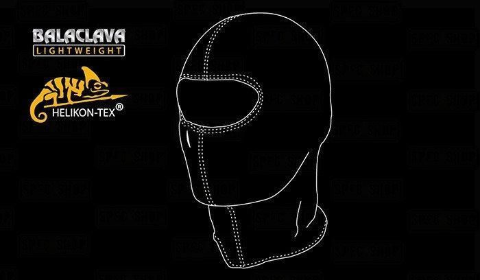 Helikon - Light Balaclava - Shadow Grey - CZ-KO1-CO-35 (для страйкбола) 14493 фото