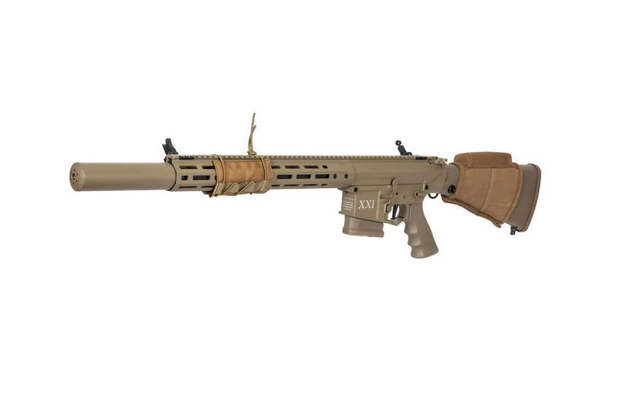 Страйкбольный аналог karabinu Rapax XXI M. 4 DMR - tan [Secutor] (для страйкболу) SEU-01-032083 фото