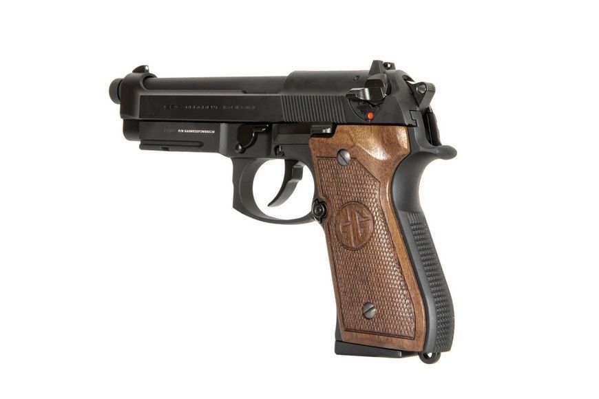Страйкбольный аналог pistoletu GPM92 GP2 walnut grip edition - czarna [G&G] (для страйкболу) GIG-02-029191 фото