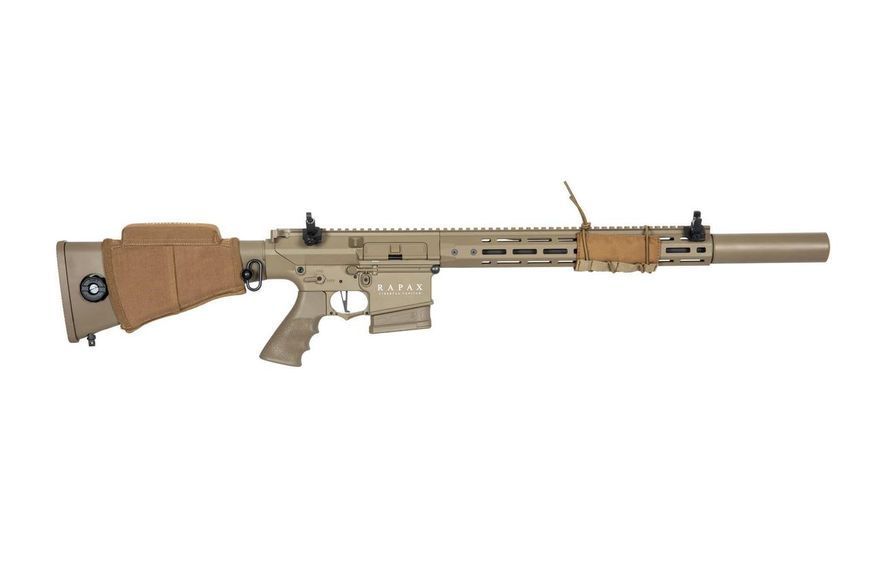 Страйкбольный аналог karabinu Rapax XXI M. 4 DMR - tan [Secutor] (для страйкболу) SEU-01-032083 фото