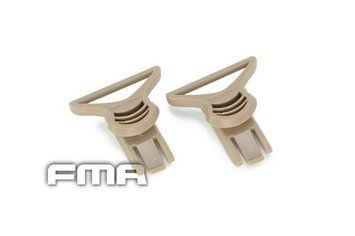 Klipsy do montażu gogli (36mm) - dark earth [FMA] (для страйкболу) FMA-21-006641 фото
