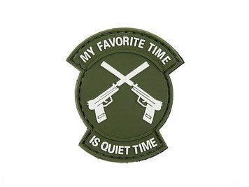 Нашивка QUIET TIME PVC 2 [8FIELDS] PVC PATCH-M.F.T.I.Q.T-OD фото