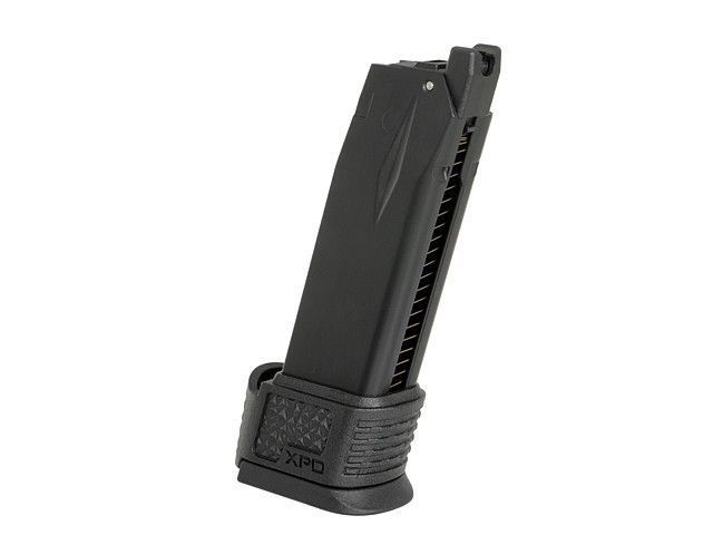 Przedłużony magazynek na Green Gaz na 24 kulek do BLE-XPD - Black [ICS] (для страйкболу) AD-63 фото