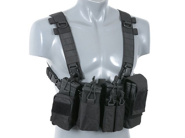Buckle Up Chest Rig V2 - Black [8FIELDS] (для страйкболу) M51611041-1-BK фото