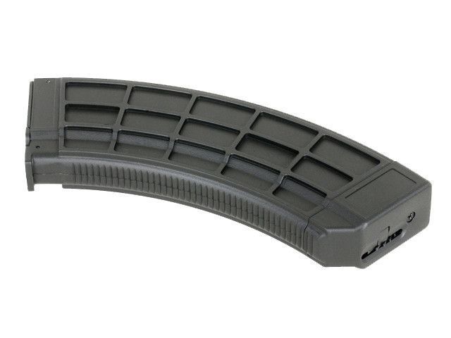 Полимерный магазин Hi-Cap 530 шаров для AK/AKM - Black [BattleAxe] (для страйкбола) FBP2354 фото