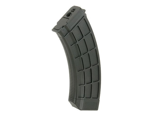Полимерный магазин Hi-Cap 530 шаров для AK/AKM - Black [BattleAxe] (для страйкбола) FBP2354 фото