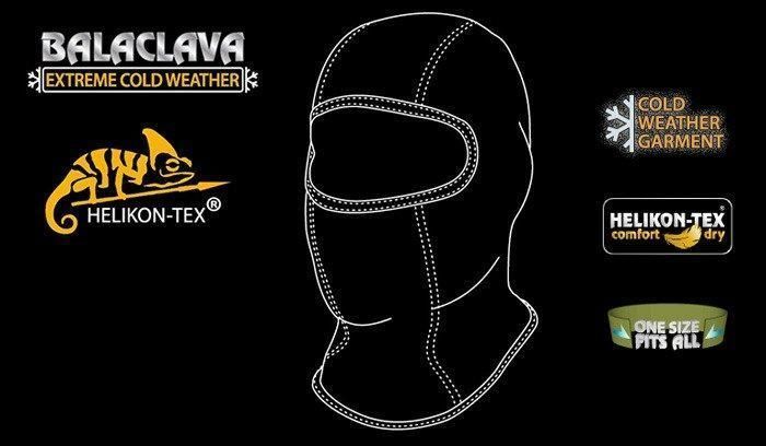 Helikon - Cold Weather Balaclava - Coyote Brown - CZ-KO2-FG-11 (для страйкболу) 14129 фото
