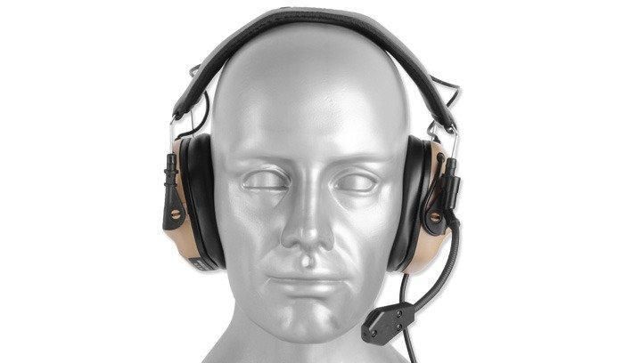Earmor - M32 Tactical Mod 1 Communication Headset - Coyote Tan (для страйкбола) 16764 фото