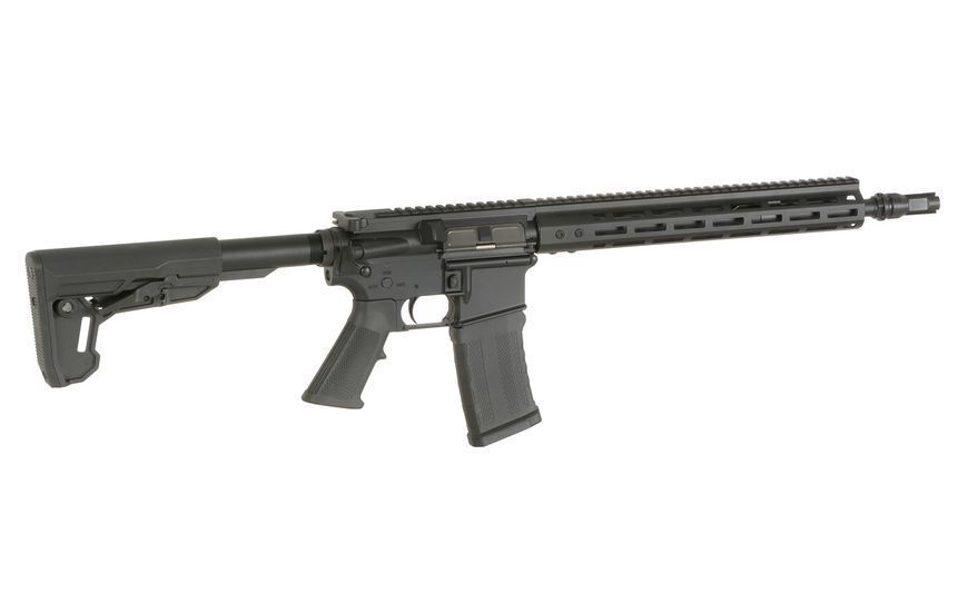Страйкбольний карабін AR-15 G106 GBB MWS 13" (Green Gas) - Black [Double Eagle] (для страйкболу) G106-E2-BK фото