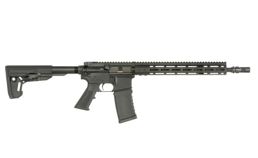 Страйкбольний карабін AR-15 G106 GBB MWS 13" (Green Gas) - Black [Double Eagle] (для страйкболу) G106-E2-BK фото