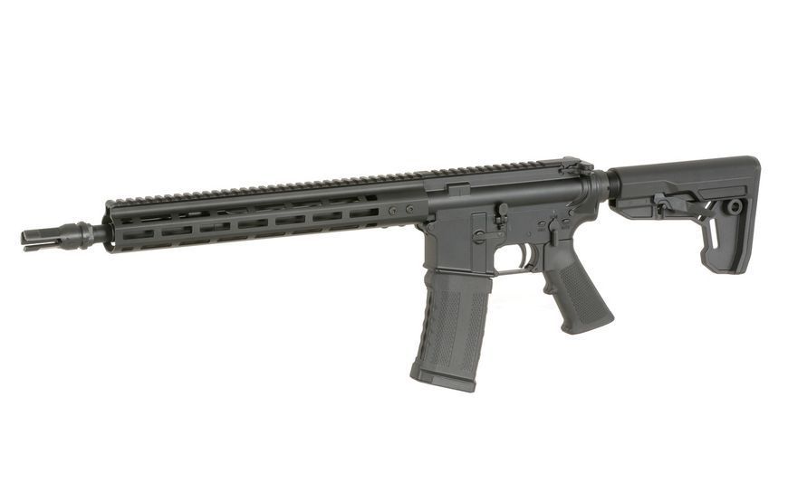 Страйкбольний карабін AR-15 G106 GBB MWS 13" (Green Gas) - Black [Double Eagle] (для страйкболу) G106-E2-BK фото