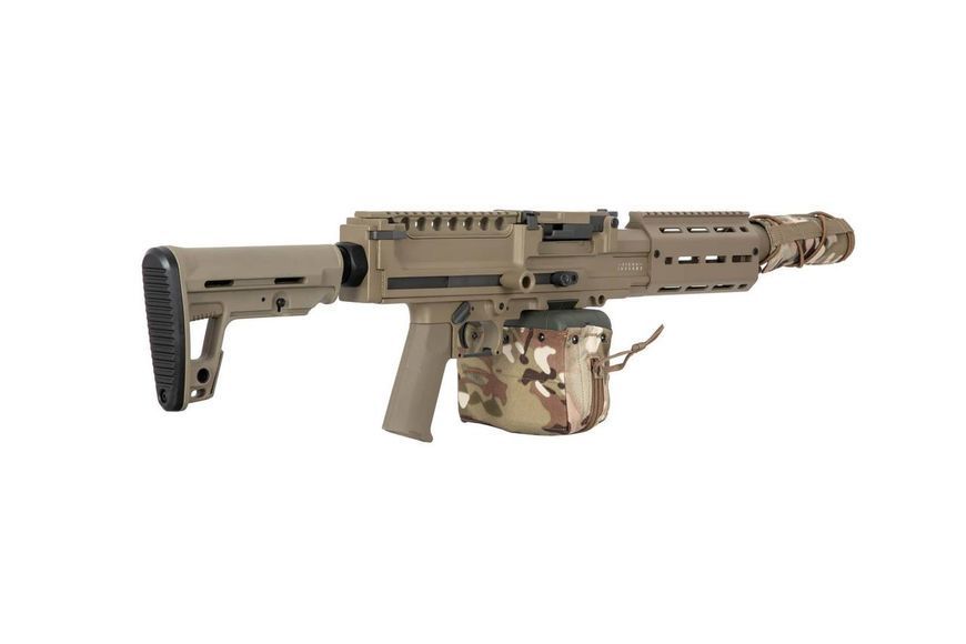 Страйкбольный аналог lekkiego karabinu maszynowego AQUILA VII LMG - tan [Secutor Arms] (для страйкболу) SEU-01-032631 фото