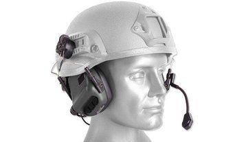 Earmor - M32H Mod 1 Tactical Communication Headset for Helmets - Black (для страйкбола) 16760 фото