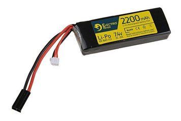Аккумулятор LiPo 7,4V 2200mAh 20/40C [ElectroRiver] (для страйкбола) ELR-06-008310 фото