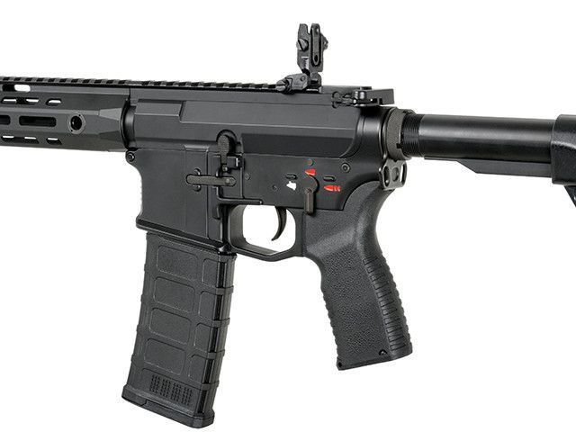 Улучшенная пистолетная рукоятка для AEG AR15/M4/M16 - Black [CYMA]&nbsp;(для страйкбола) FBP4024 фото