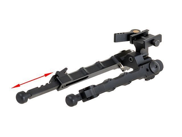 8" Сошки QD на планку Picatinny - Black [ACM] (для страйкбола) M51616270-BK фото