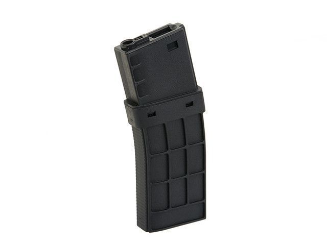 Polimerowy magazynek Hi-Cap na 420 kulek do serii AR-15/M4 - Black [BattleAxe] (для страйкболу) FBP2356 фото