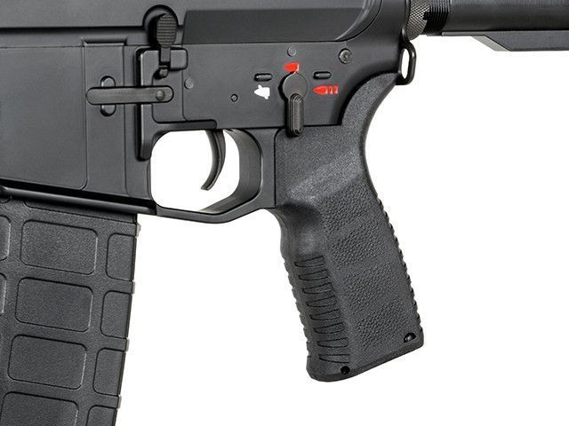 Улучшенная пистолетная рукоятка для AEG AR15/M4/M16 - Black [CYMA]&nbsp;(для страйкбола) FBP4024 фото