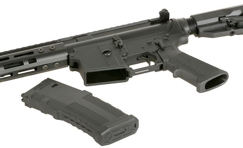 Страйкбольний карабін AR-15 G106 GBB MWS 9" SQB (Green Gas) - Black [Double Eagle] (для страйкболу) G106-E1-BK фото
