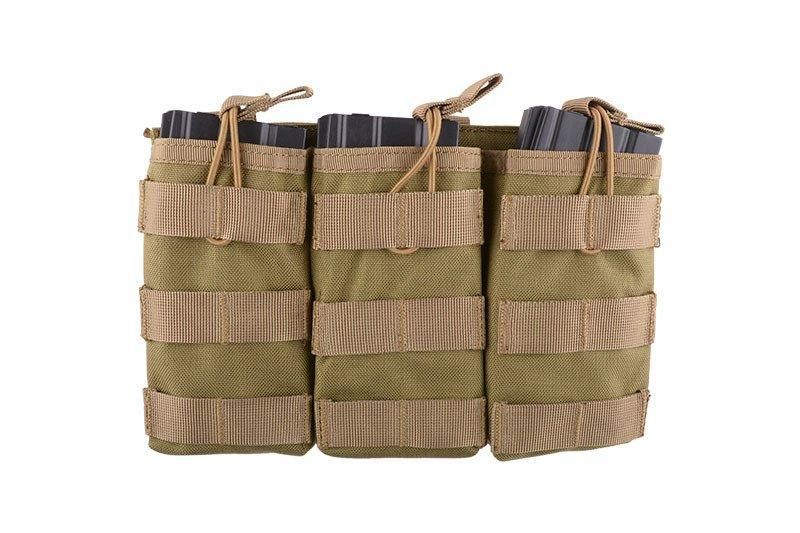 Тройной подсумок Open I для магазинов AK/M4/G36 - tan [Primal Gear] (для страйкбола) PRI-19-017404 фото