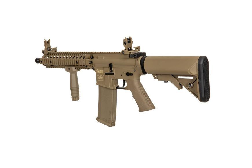 Страйкбольный аналог karabinka Daniel Defense&reg; MK18 SA-C19 CORE&trade; X-ASR&trade; - Full-Tan [Specna Arms] (для SPE-01-031393 фото