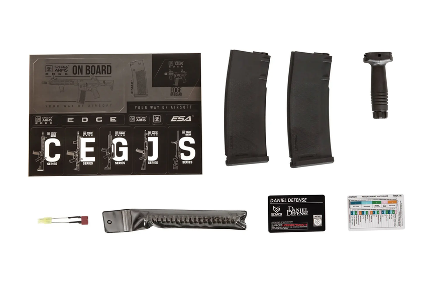 Штурмовая винтовка Daniel Defense MK18 M4A1 SA-E26 EDGE 2.0 - BLACK [Specna Arms] SPE-01-034040 фото