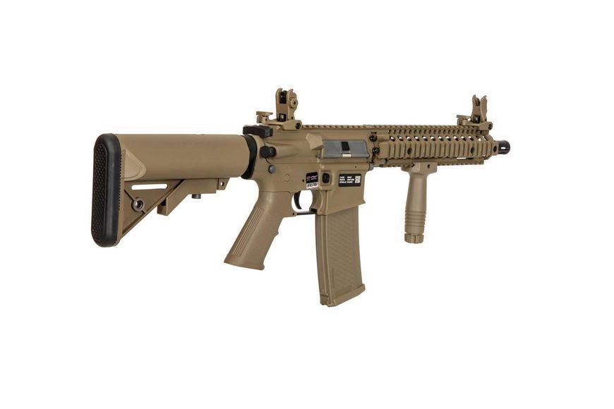 Страйкбольный аналог karabinka Daniel Defense&reg; MK18 SA-C19 CORE&trade; X-ASR&trade; - Full-Tan [Specna Arms] (для SPE-01-031393 фото
