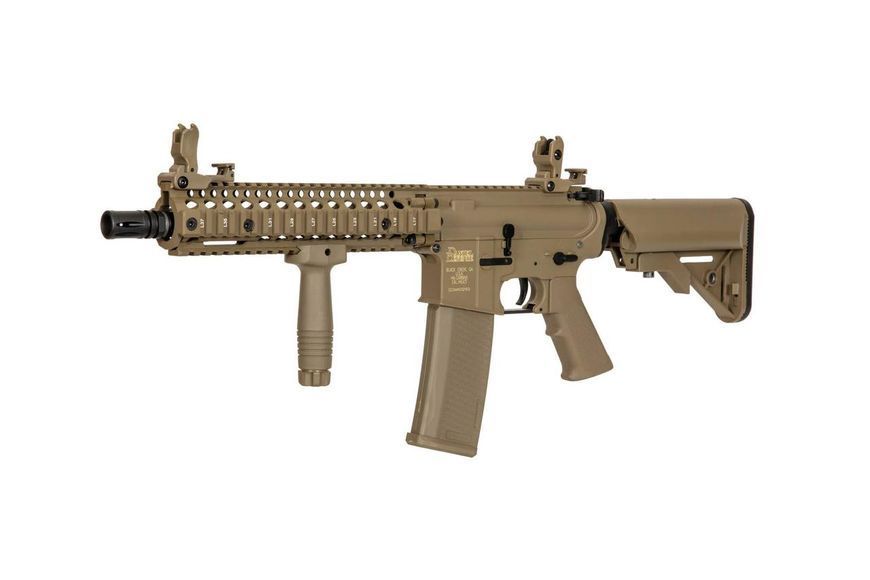 Страйкбольный аналог karabinka Daniel Defense&reg; MK18 SA-C19 CORE&trade; X-ASR&trade; - Full-Tan [Specna Arms] (для SPE-01-031393 фото