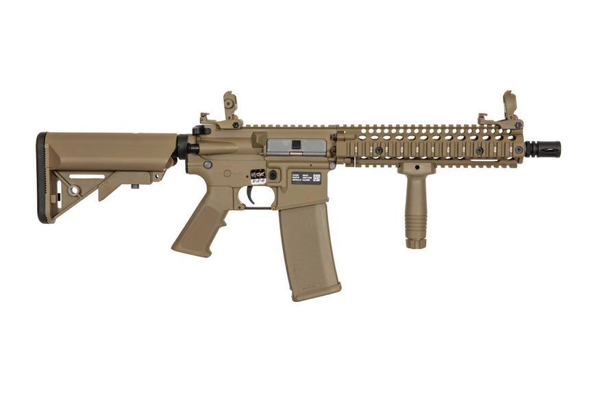 Страйкбольный аналог karabinka Daniel Defense&reg; MK18 SA-C19 CORE&trade; X-ASR&trade; - Full-Tan [Specna Arms] (для SPE-01-031393 фото