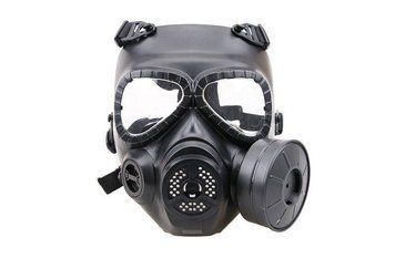 Маска протигаз біохімічний з примусовою вентиляцією - Black [Ultimate Tactical] UTT-28-004612 фото