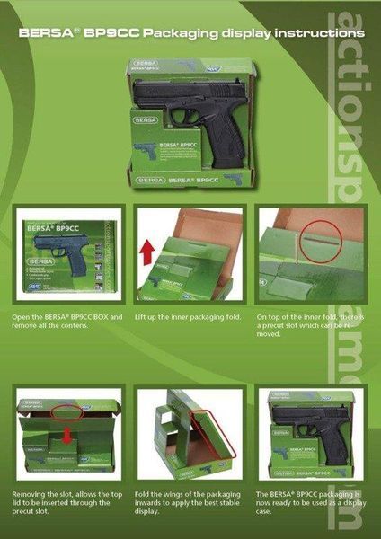 Страйкбольный аналог pistolet Bersa BP9CC GBB [ASG] (для страйкболу) ASG-02-003637 фото