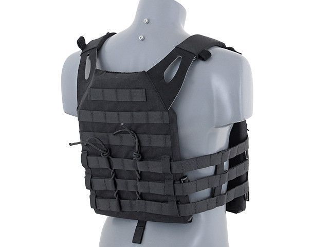 Легкий Jump Plate Carrier з аналогом балістичних пластин - BLACK [Emerson] (для страйкболу) EM7344F фото
