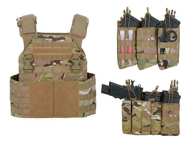 Buckle Up Assault Plate Carrier Cummerbund - Black [8FIELDS] (для страйкболу) M51611051-1-BK фото
