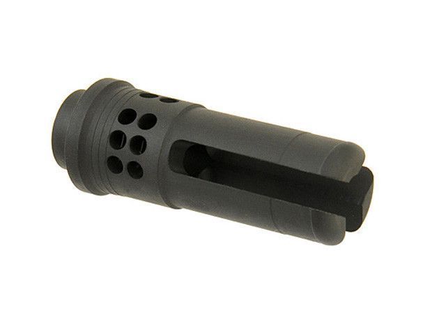 Сталевий полум'ягасник для гвинтівок kal. 5.56mm [Castellan] (для страйкболу) AS.H058 фото