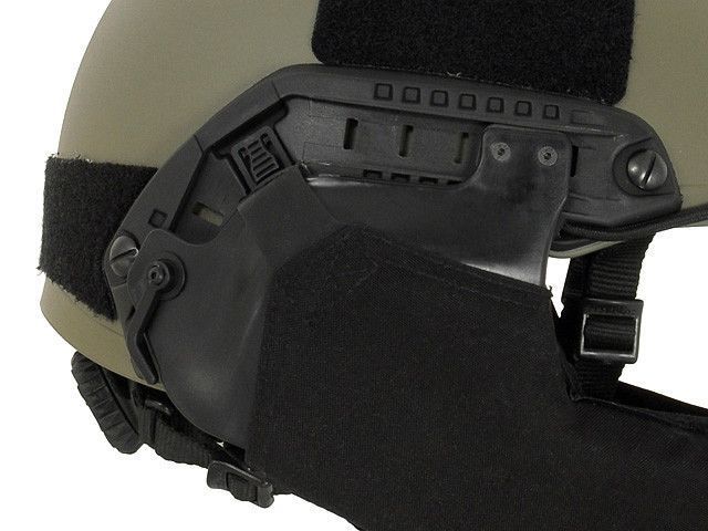 Osłona szczęki do hełmu/kasku - Black [FMA] (для страйкболу) TB1304-BK фото