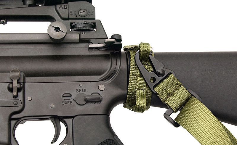 Трехточечный ремень для MP5/G3/M4 - black [8FIELDS] (для страйкбола) M51617088N-BK фото