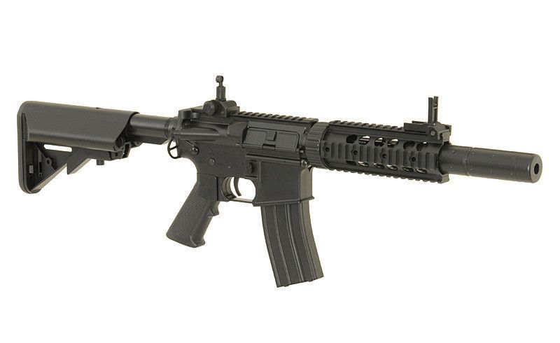 Карабин M4 CQB with silencer ABS CM.513 &ndash; Black [CYMA] FB3513BK фото