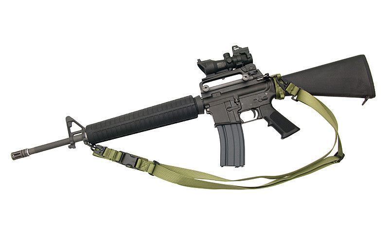 Трехточечный ремень для MP5/G3/M4 - black [8FIELDS] (для страйкбола) M51617088N-BK фото