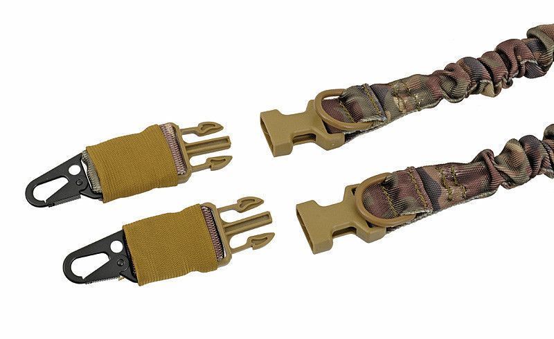 Wytrzymały pas nośny 2 lub 1-pkt Bungee - Multicam [CS] (для страйкболу) FBP1751-CP фото