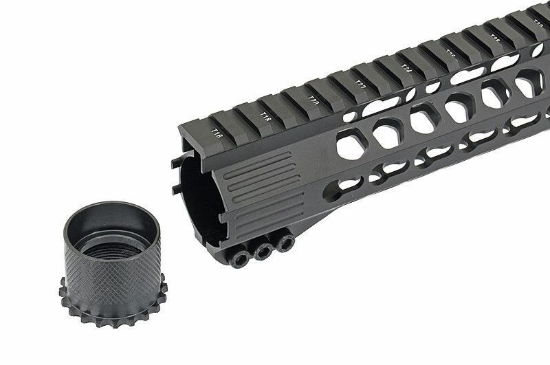 10 дюймова цівка Free Float в системі Key-Mod - Black [Vector Optics] (для страйкболу) SCRAAM-30 фото